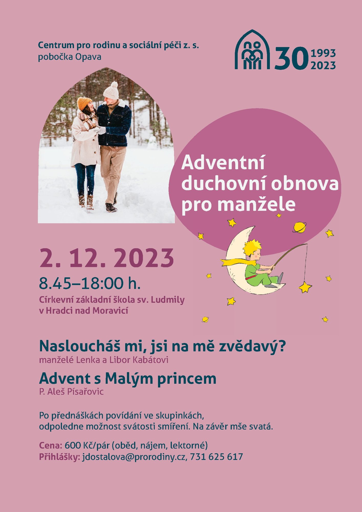 Adventní duchovní obnova pro manžele